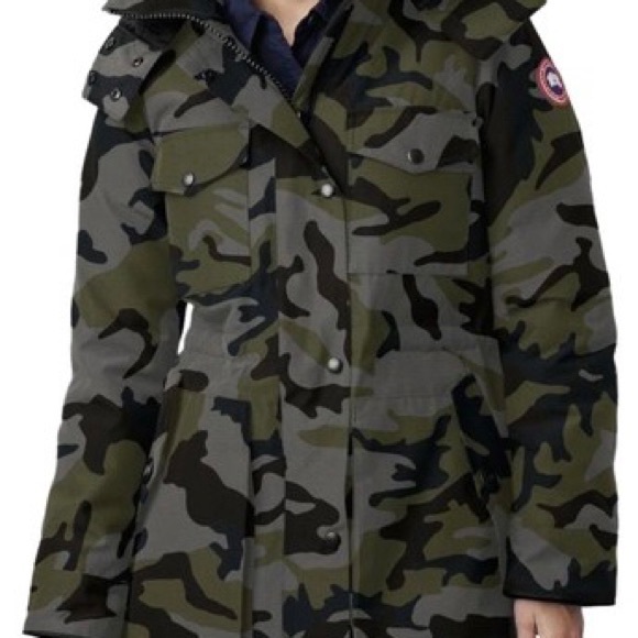 NWT Authentic Canada Goose Gabriola Camouflage Parka Overcoat w/ Back St… - Picture 6 of 6